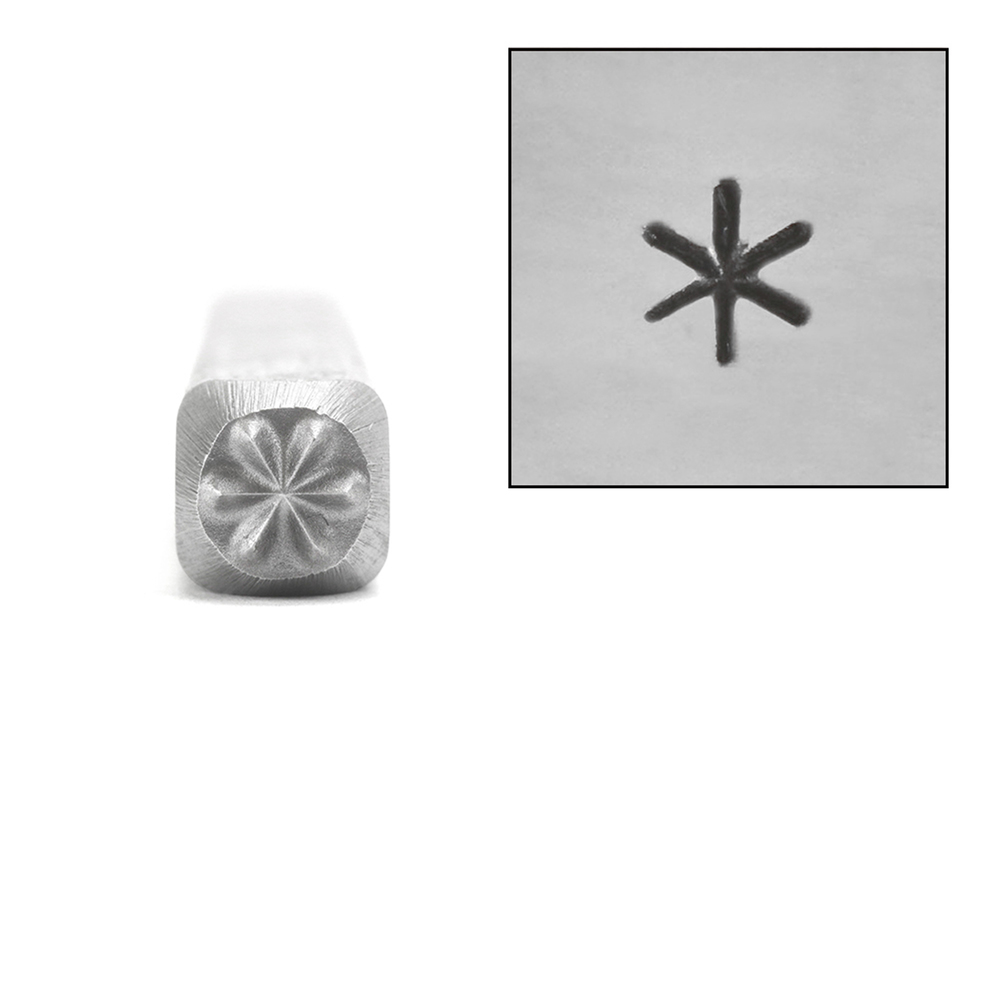 Metal Stamping Tools Asterisk Metal Design Stamp, 3mm